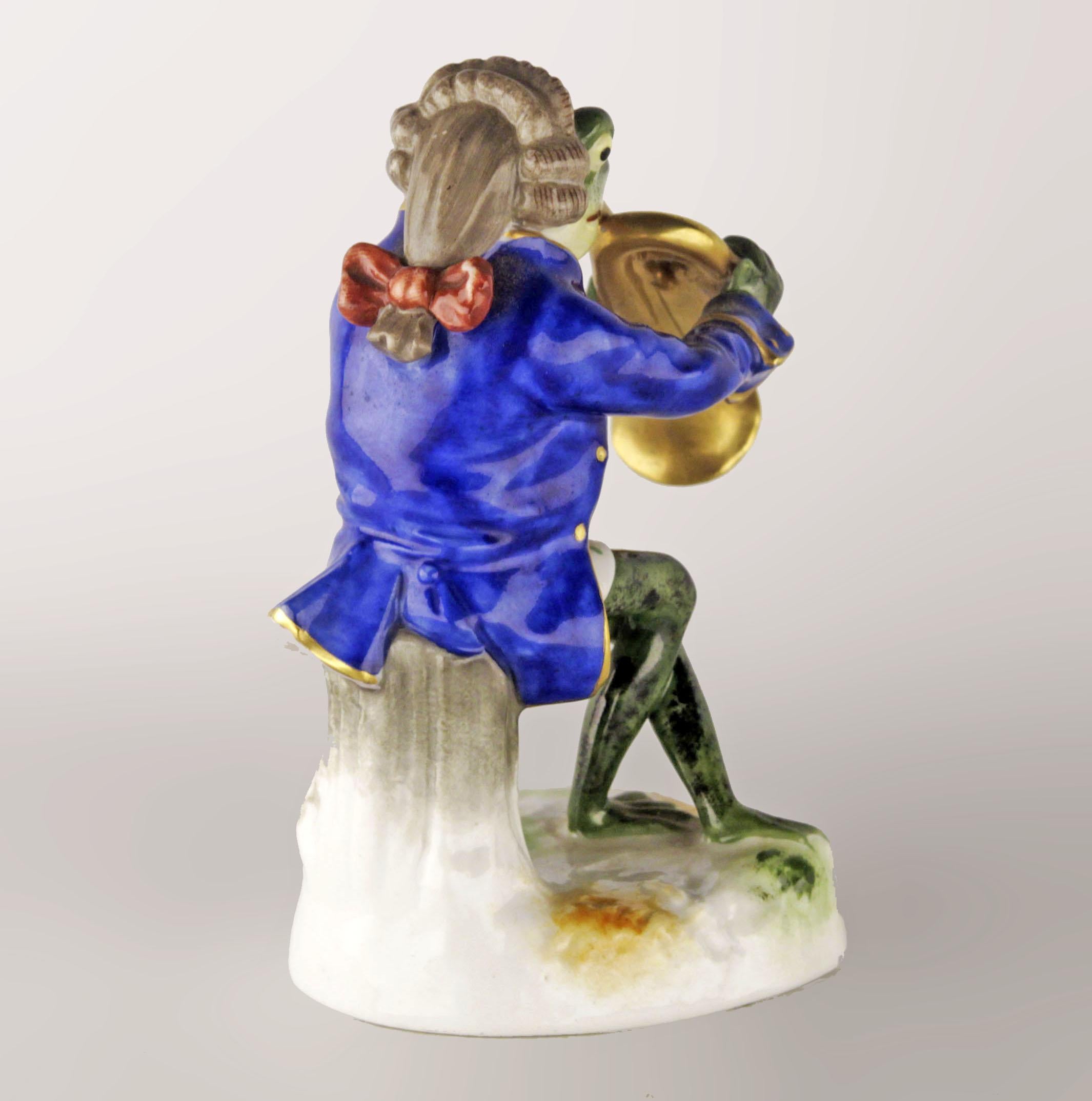 frog porcelain figurine