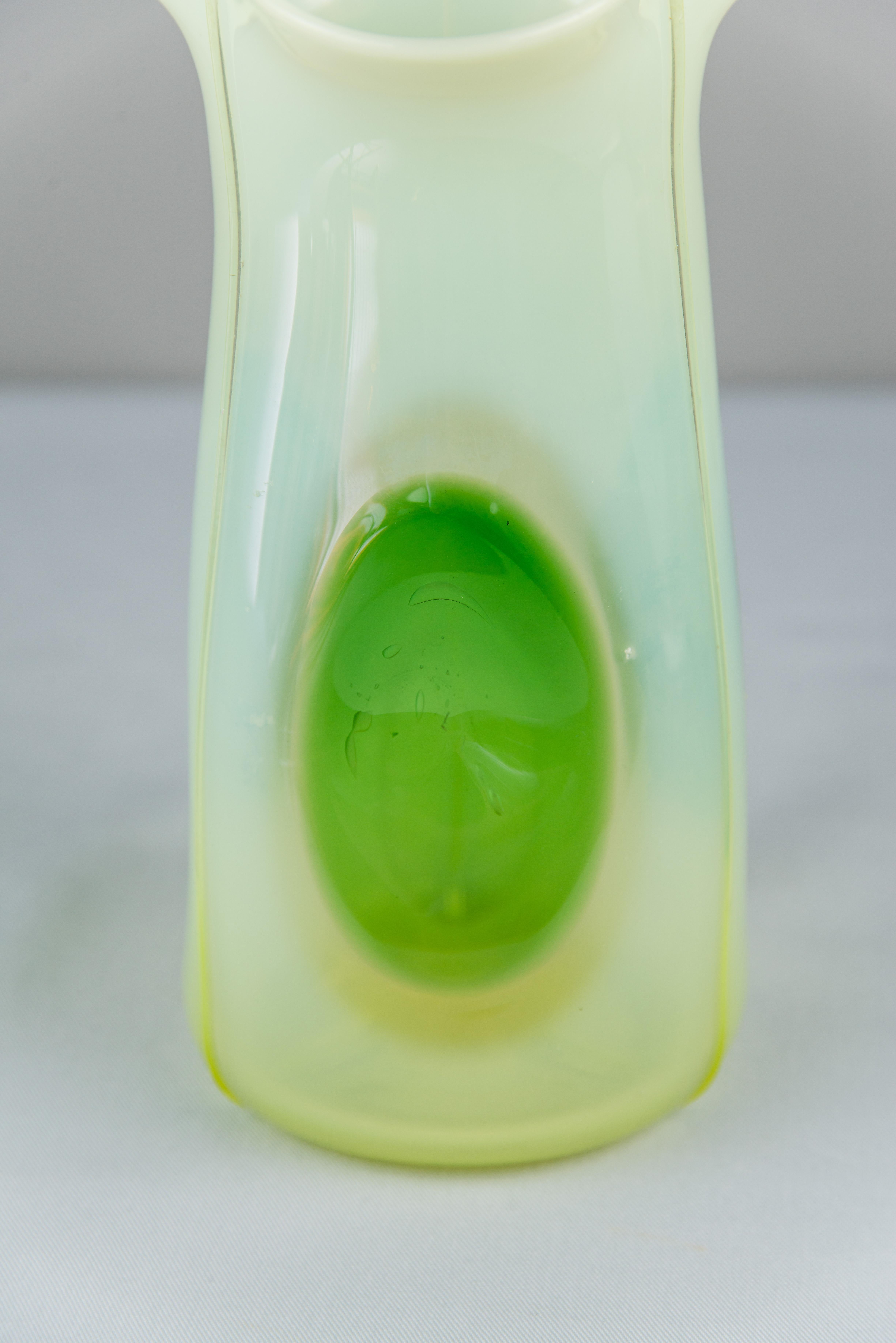 Vetro Vaso in vetro Jugendstil, 1908 circa in vendita