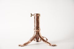 Jugendstil Hammered Copper Christmas Tree Holder Vienna Around 1905