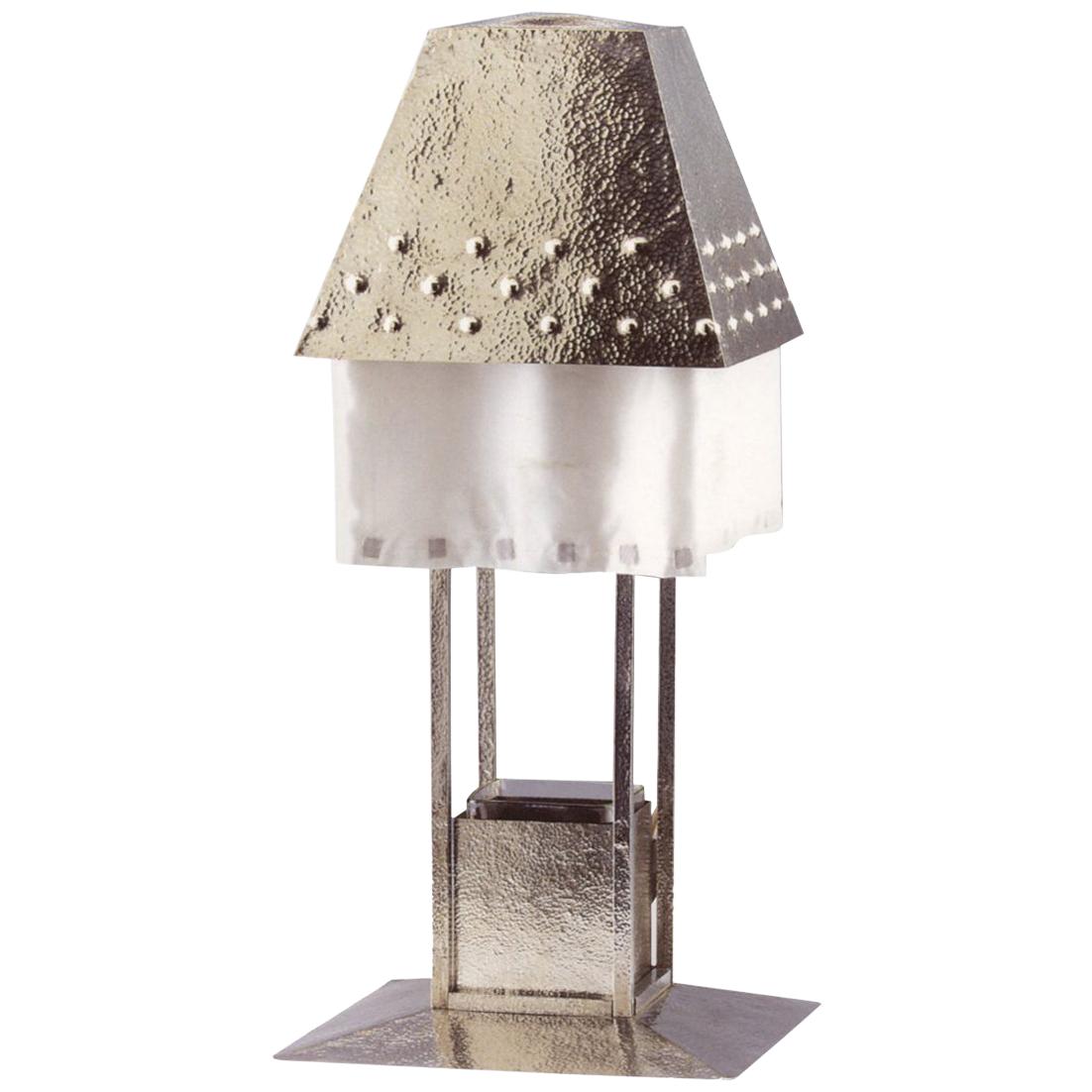 Jugendstil Josef Hoffmann & Wiener Werkstaette Table Lamp, Re-Edition For Sale