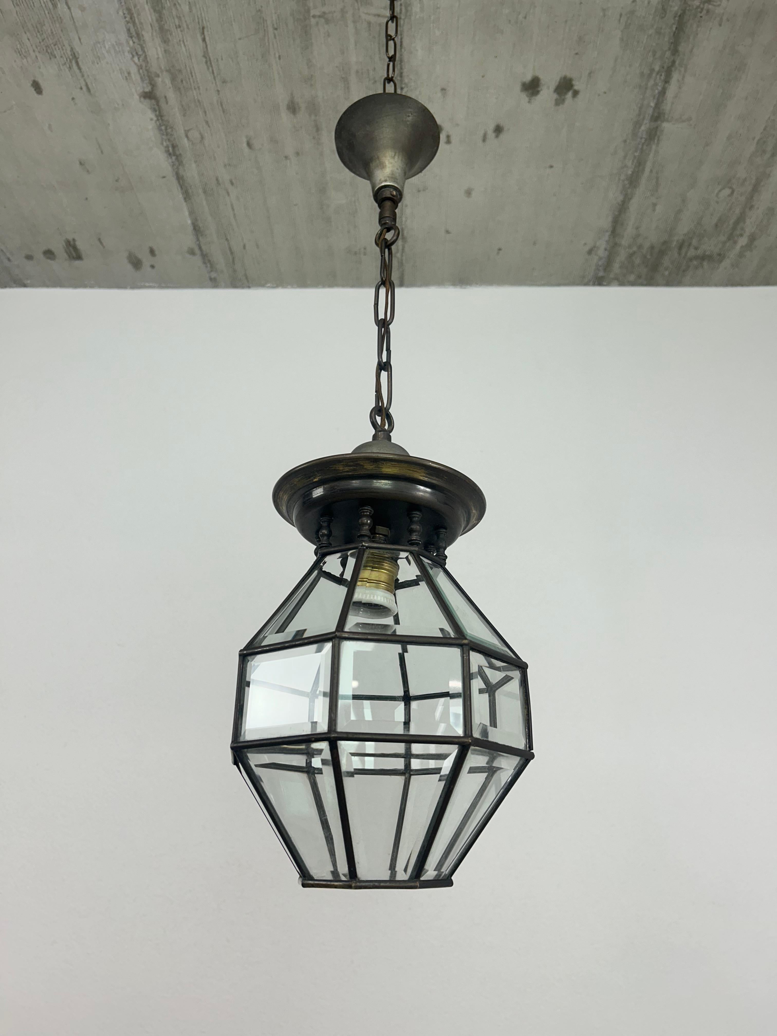 Austrian Jugendstil lantern by Adolf Loos For Sale