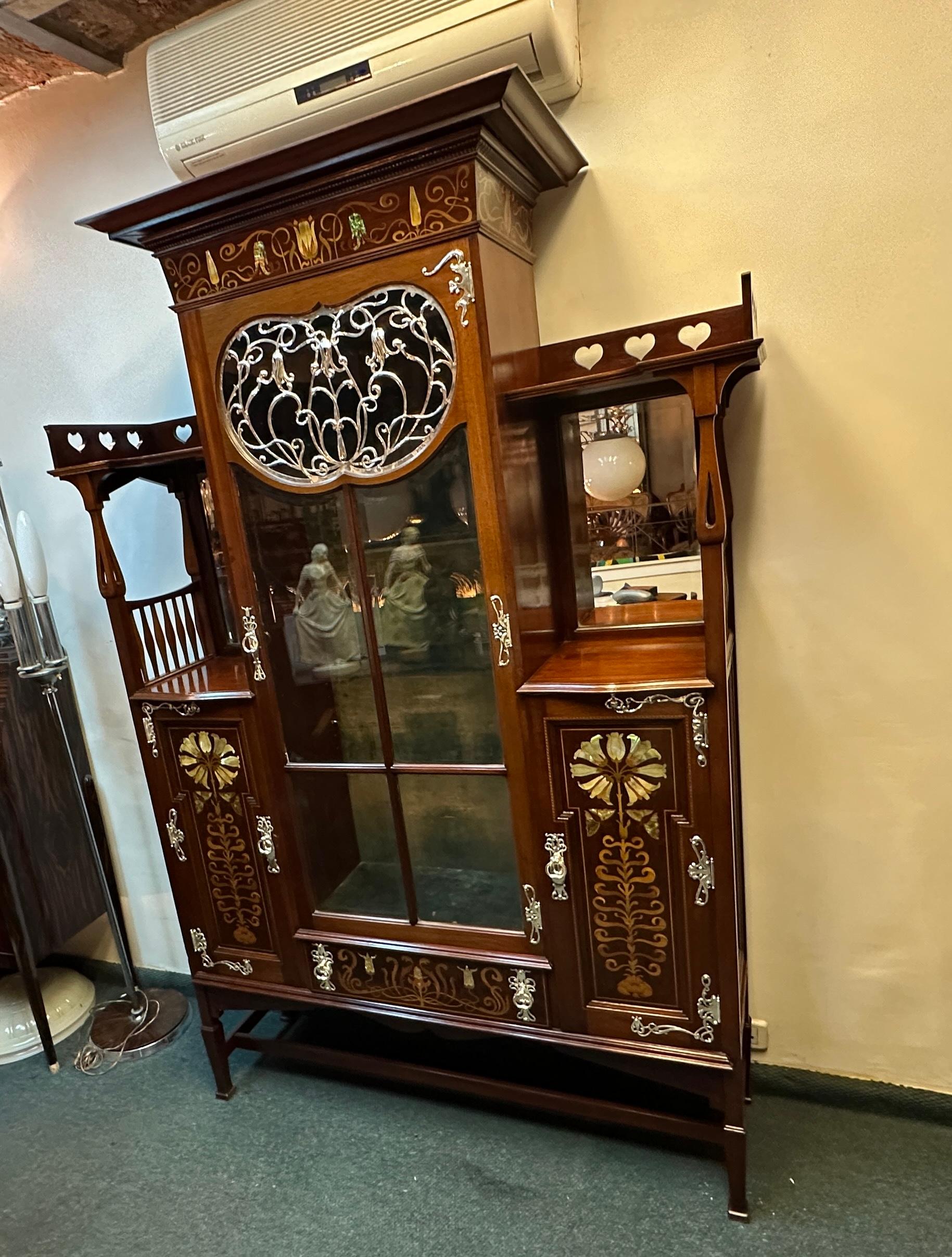 Francese Jugendstil, Liberty, Art Nouveau, Vitrina, 1900 in vendita