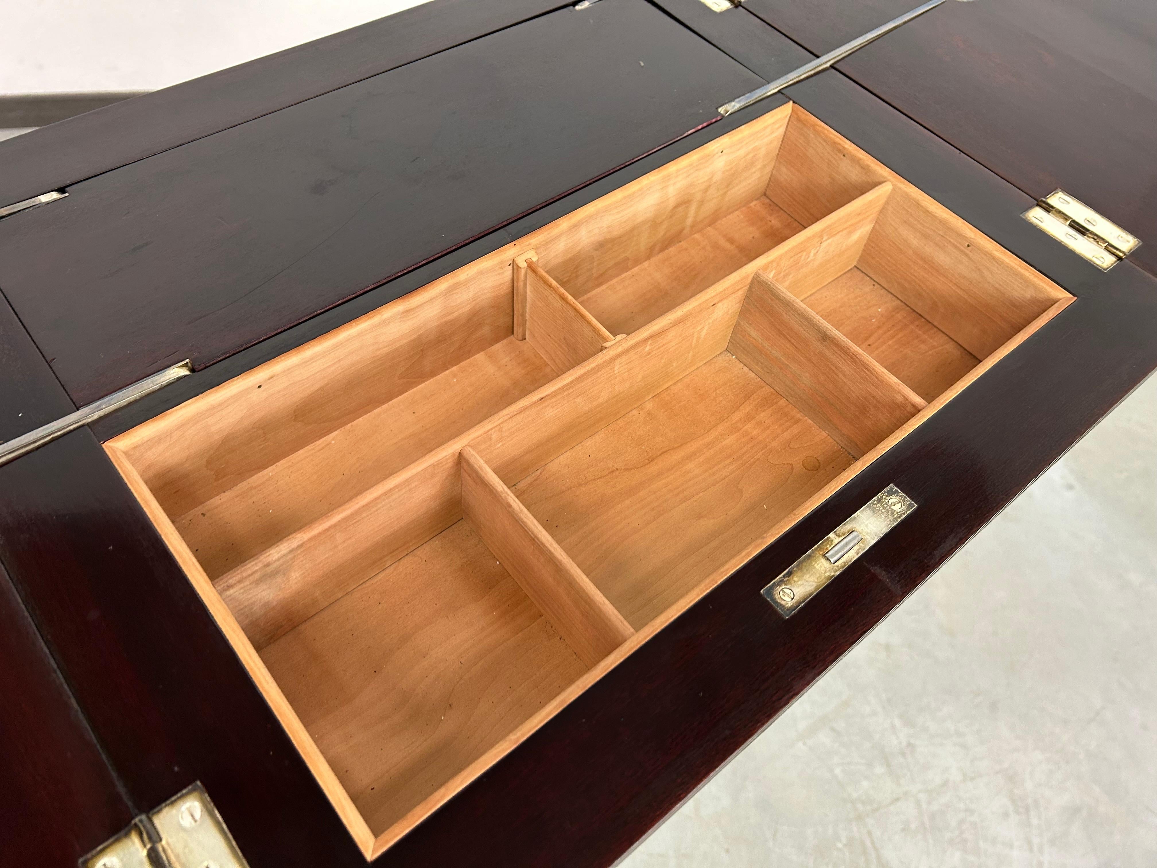 Jugendstil mahogany bar cabinet by Portois & Fix For Sale 2