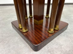 Jugendstil mahogany coffee table