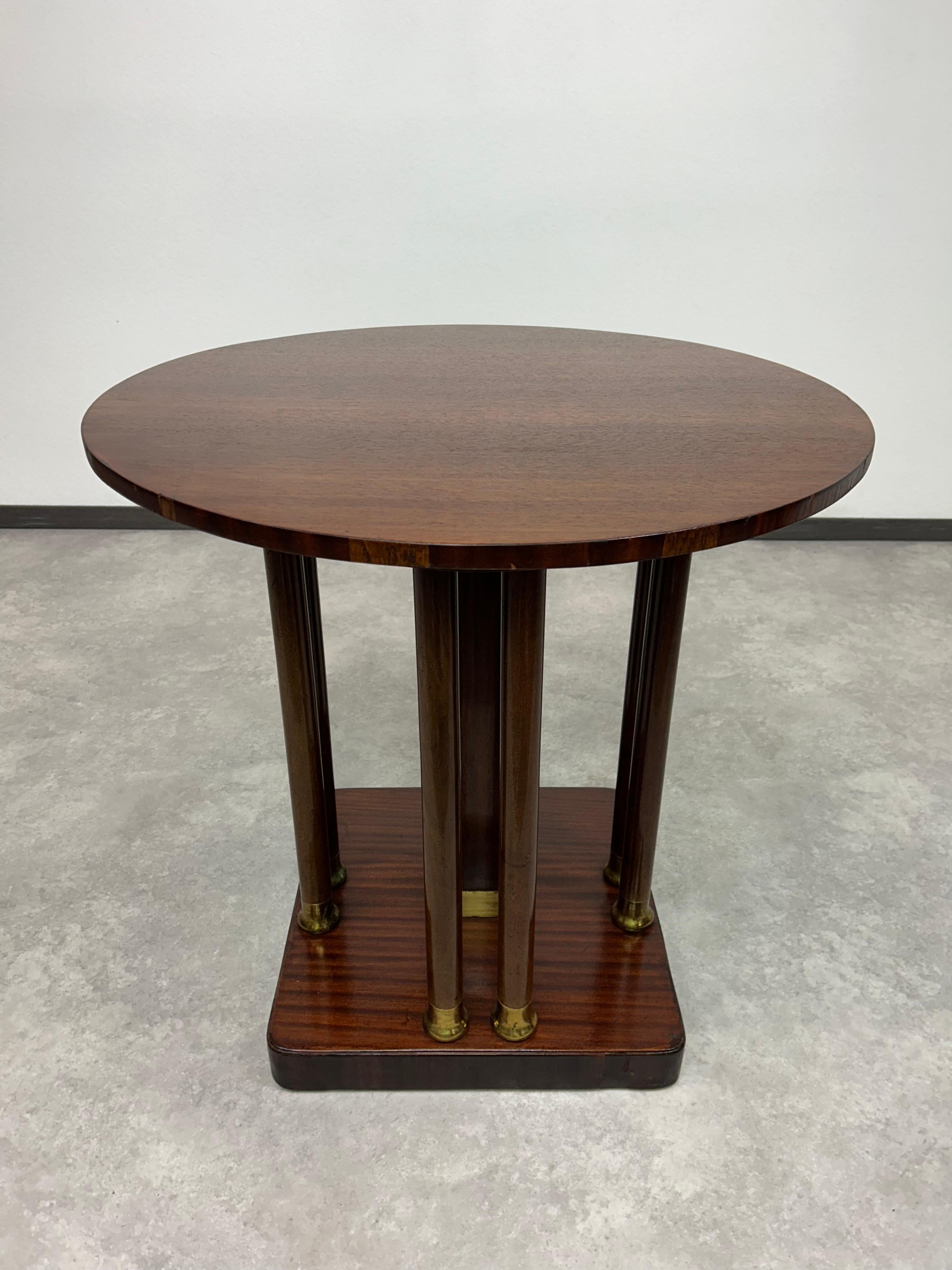Table basse en acajou Jugendstil en vente 1