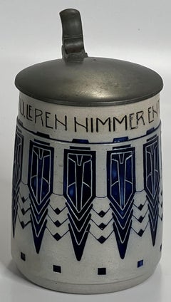 Jugendstil Marzi & Remy Tankard Karl Gorig Attribution .5l Stoeneware