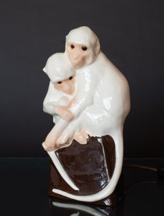 Jugendstil "Lámpara de perfume de mono" de Weiner Werkstatte