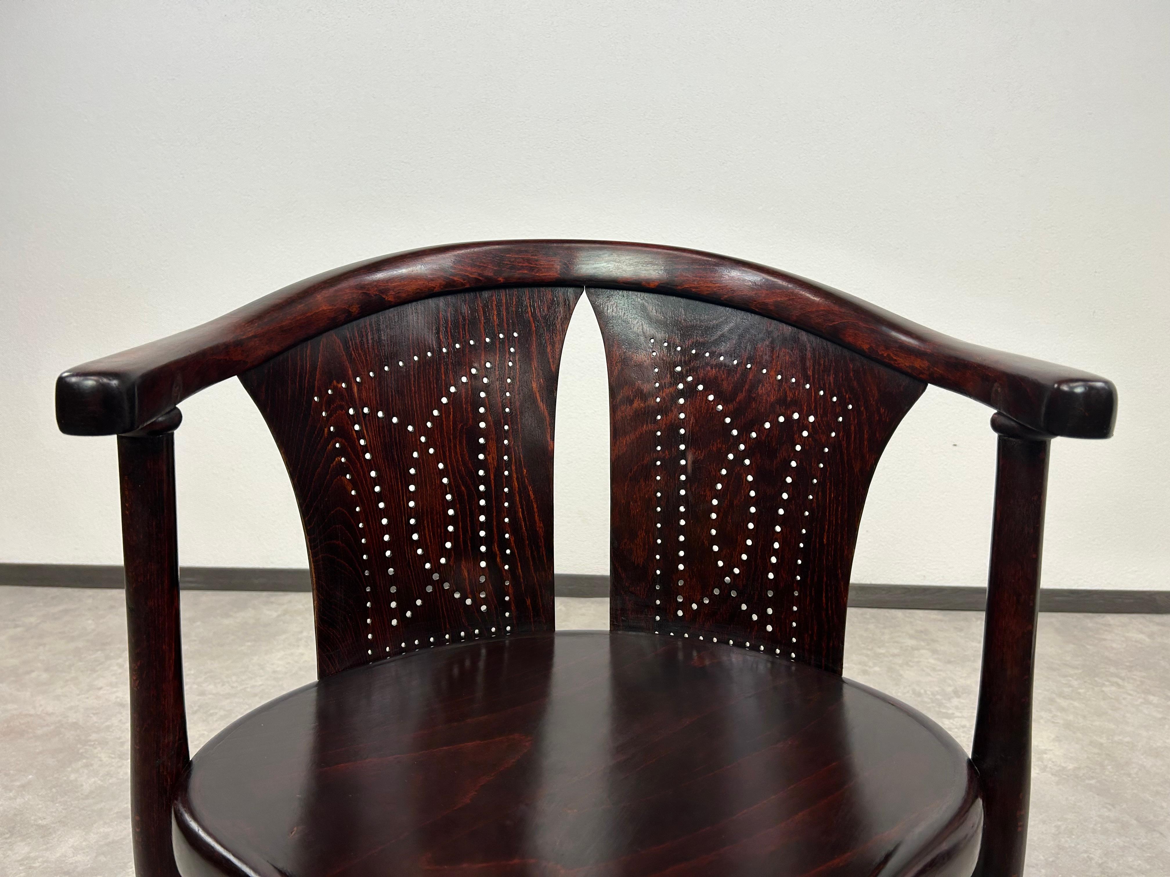 Jugendstil bürostuhl no.1 von Thonet (Frühes 20. Jahrhundert) im Angebot