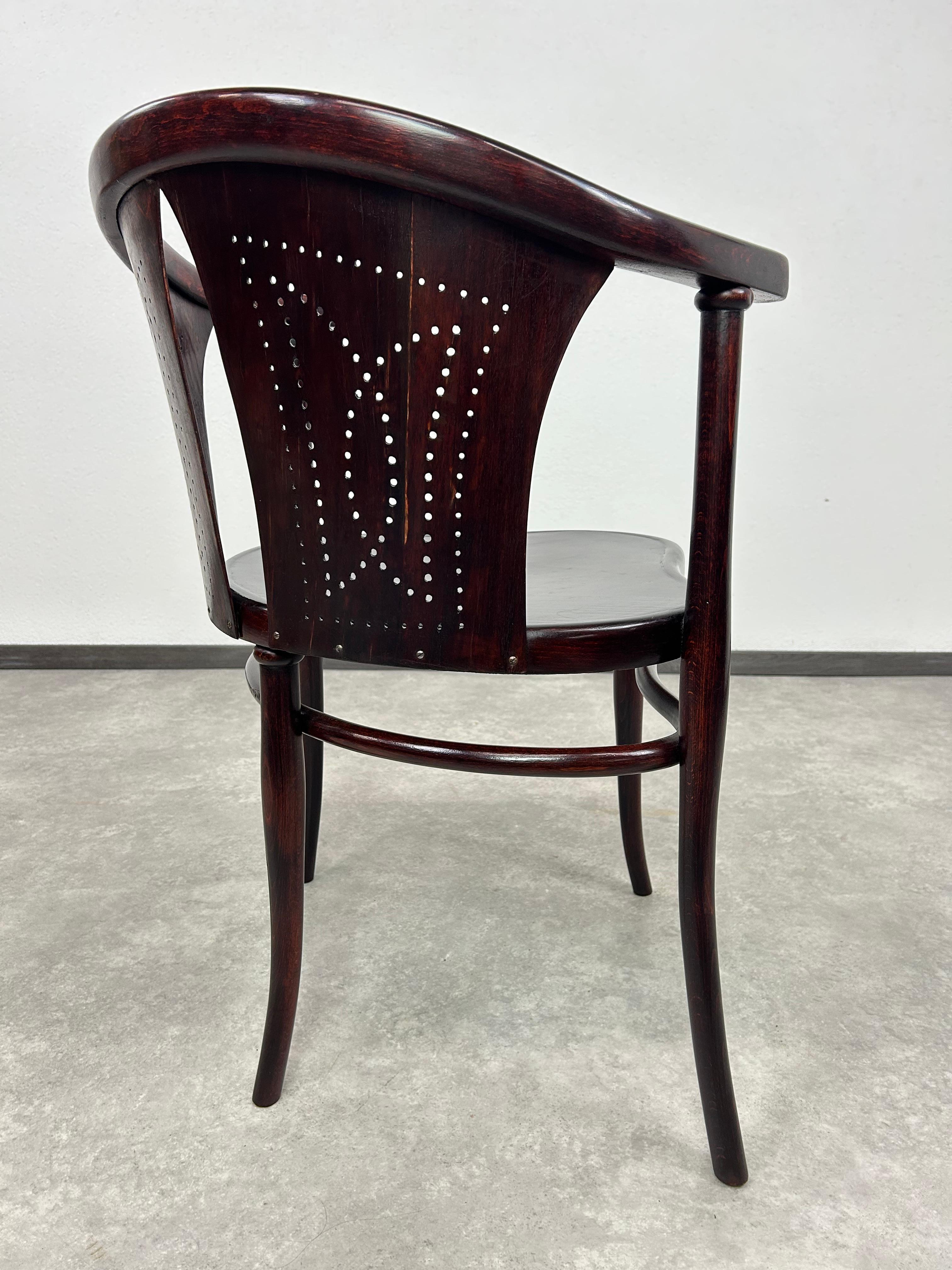 Jugendstil bürostuhl no.1 von Thonet im Angebot 2