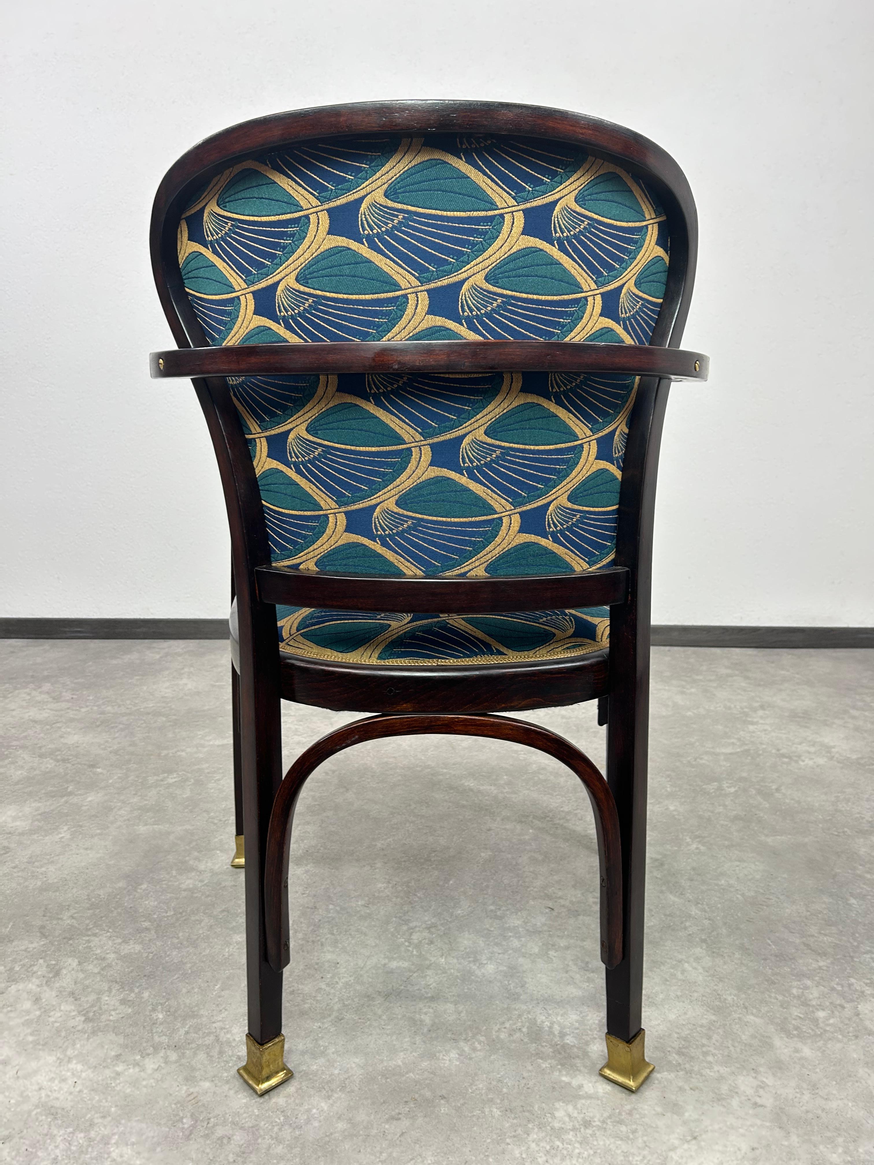 Sedia da ufficio Jugendstil n. 717 di Gustav Siegel in vendita 4