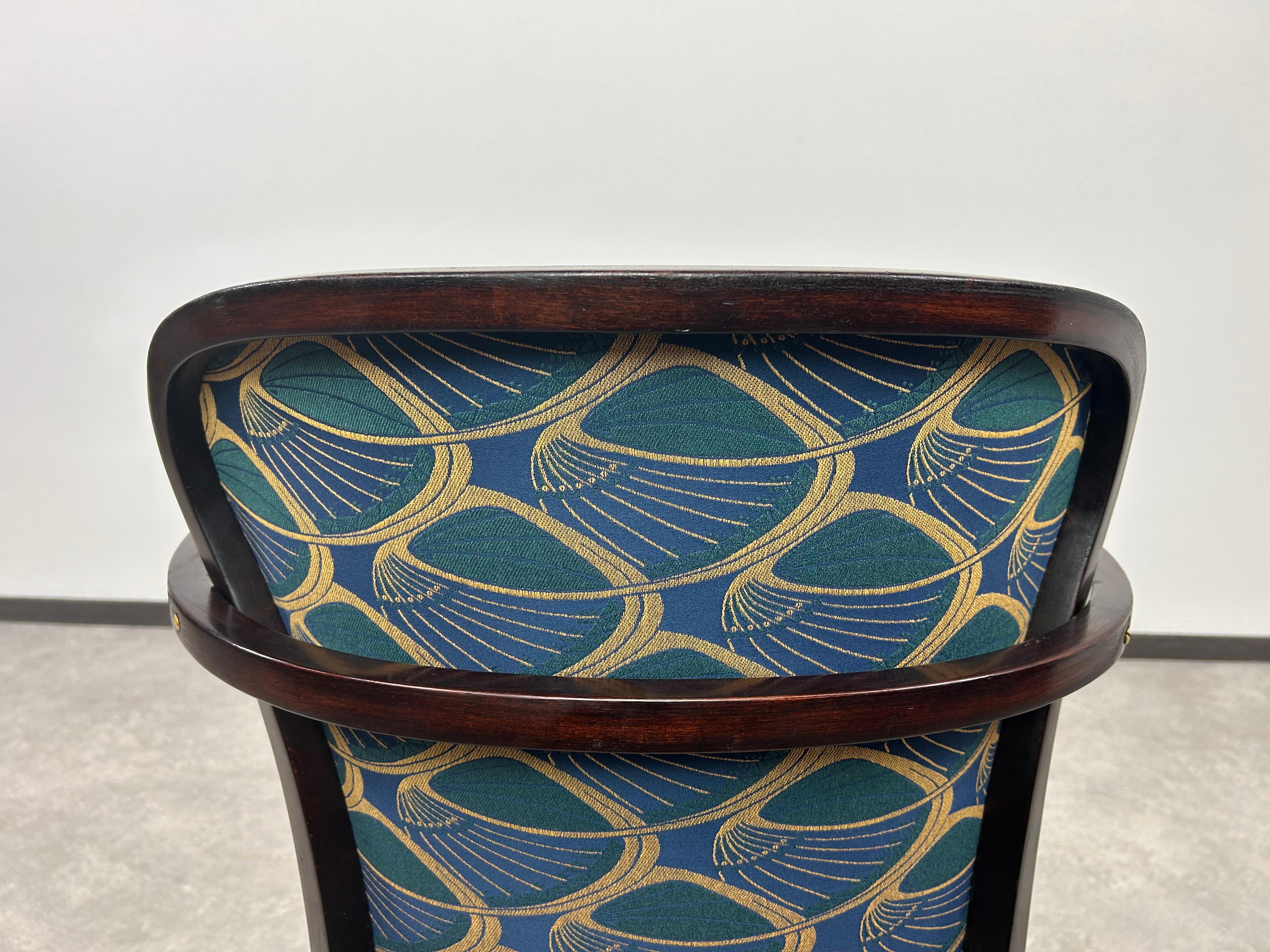 Sedia da ufficio Jugendstil n. 717 di Gustav Siegel in vendita 5