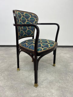 Sedia da ufficio Jugendstil n. 717 di Gustav Siegel