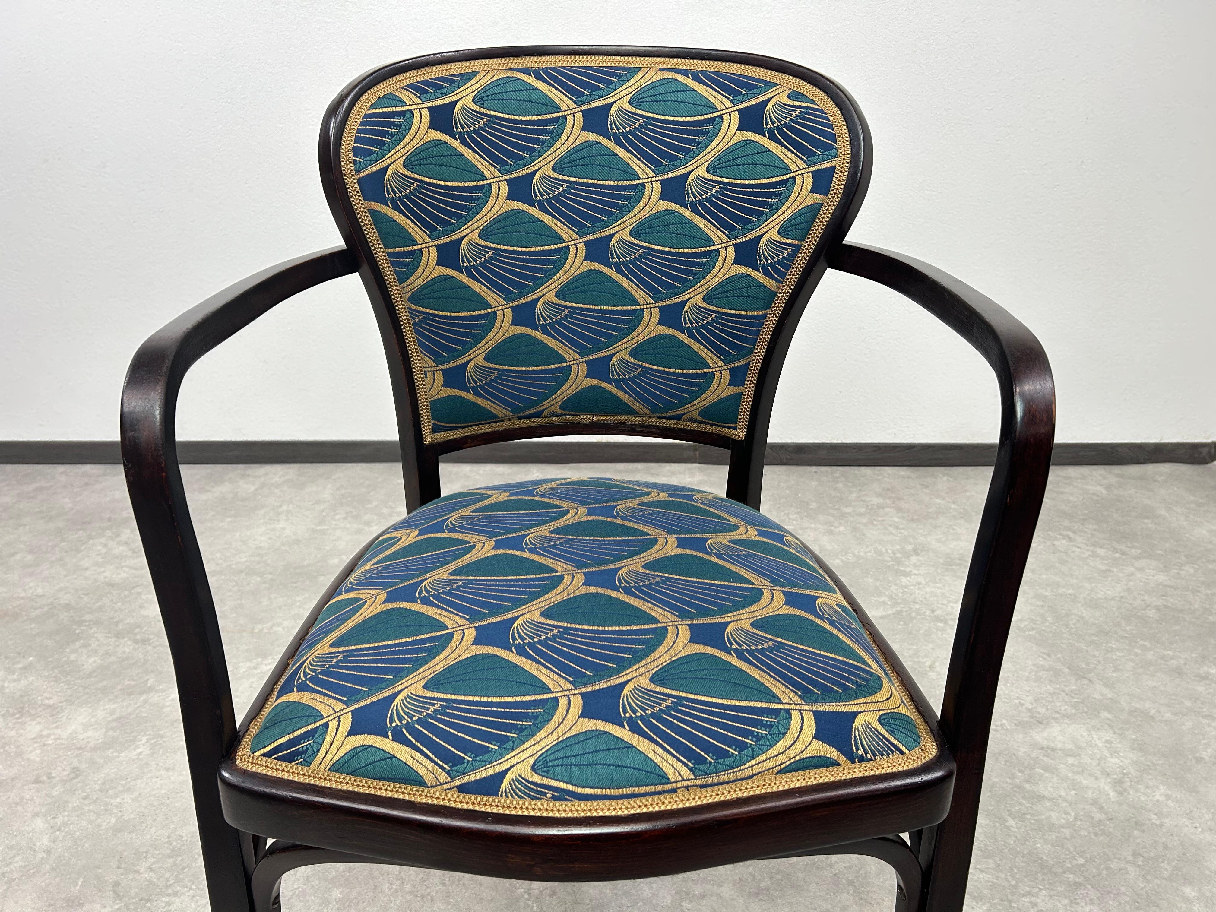 Sedia da ufficio Jugendstil n. 717 di Gustav Siegel in vendita 1