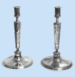 Große Jugendstil-Kerzenständer von Orivit, Deutschland, um 1900