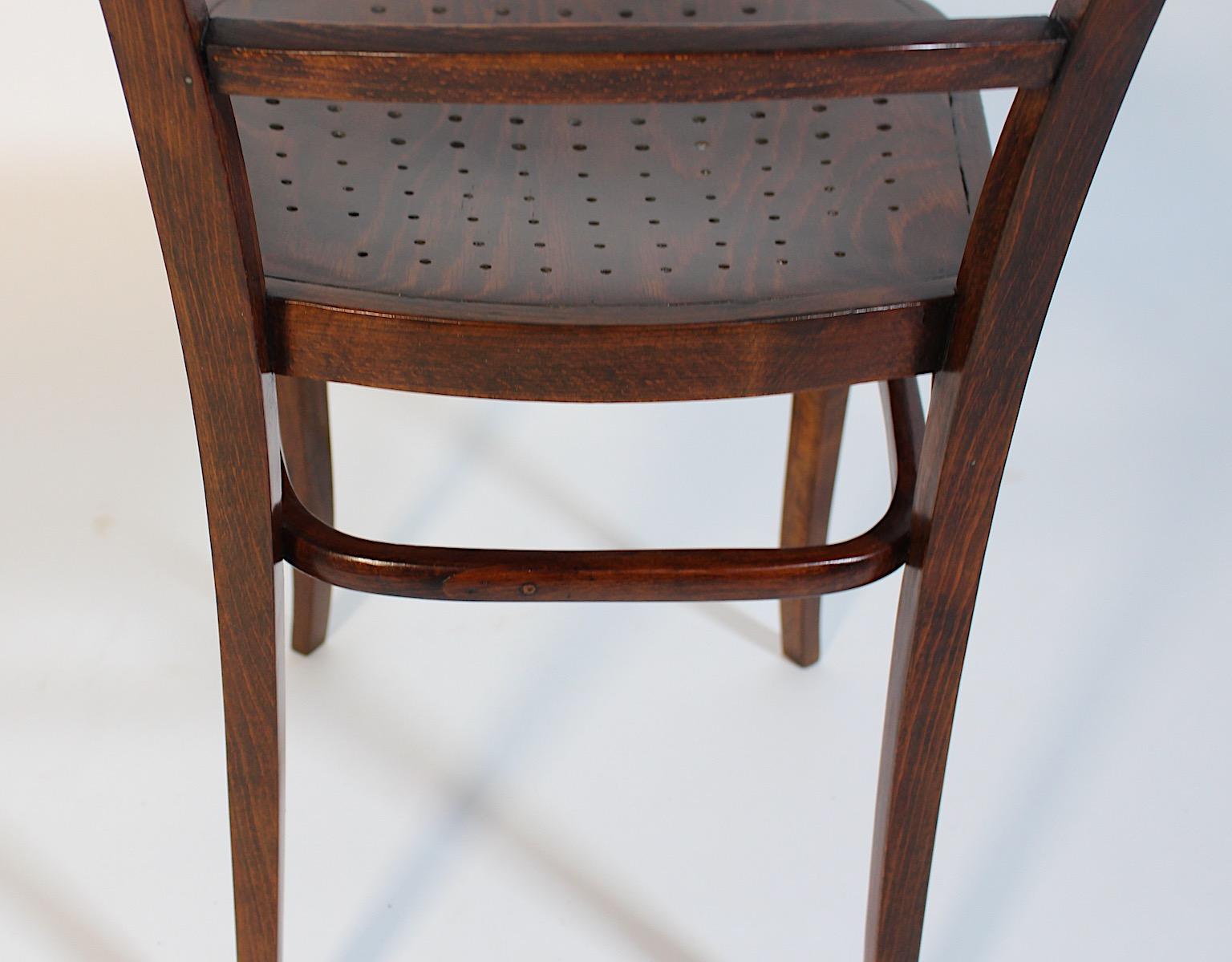 Jugendstil Otto Wagner Chair Beech 1902 Österreichische Postsparkasse Vienna For Sale 15