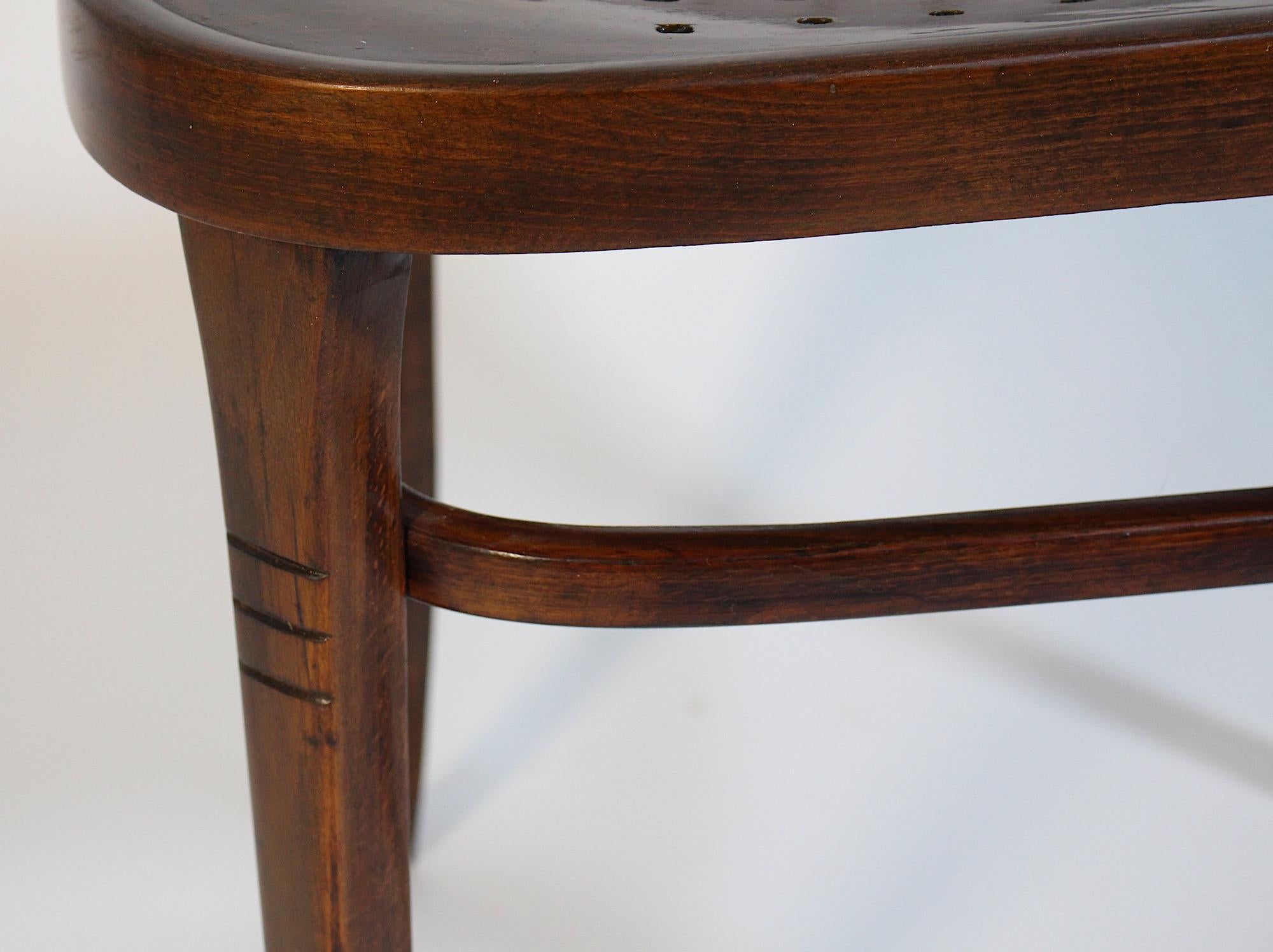 Jugendstil Otto Wagner Stuhl Braunbuche für J & J Kohn Postsparkasse 1902 im Angebot 3