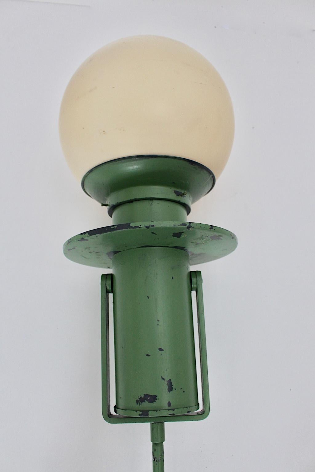 Jugendstil Otto Wagner Stadtbahn Hanging Lamp Metal, circa 1898, Austria For Sale 4