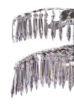 Jugendstil  "Palme" by Josef Hoffmann Crystal Chandelier, Re-Edition