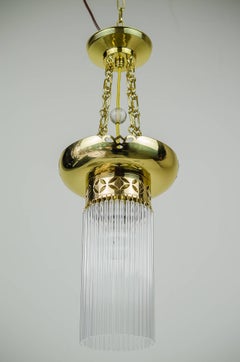 Jugendstil-Hängelampe, um 1910