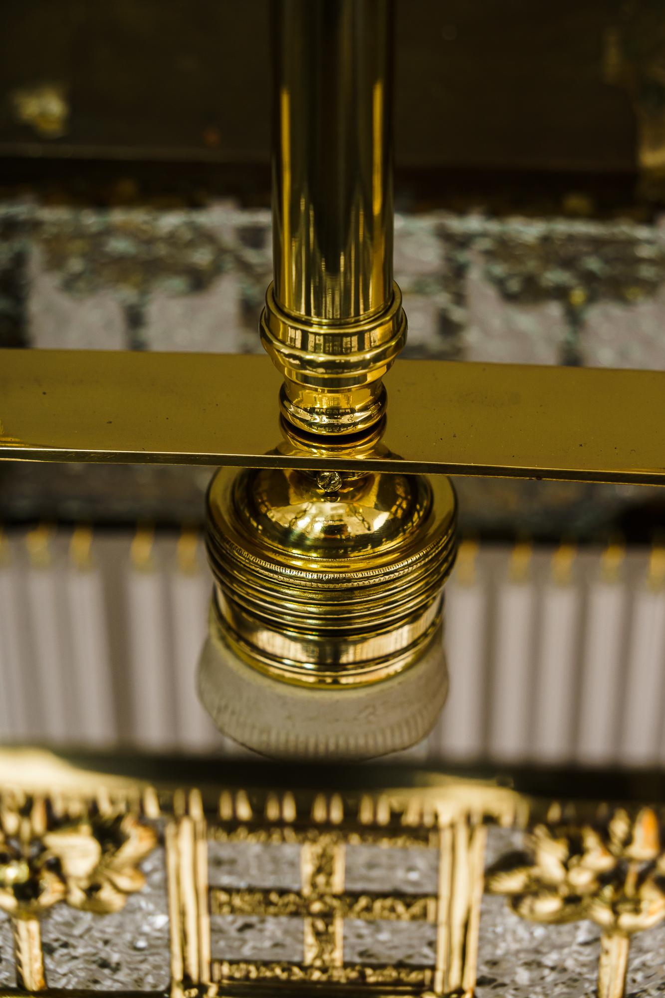 Wiener Jugendstil-Hängelampe um 1908 2