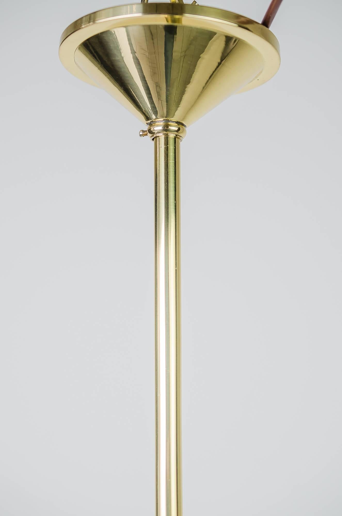 Jugendstil Pendant with Original Glass Sticks, circa 1908 4