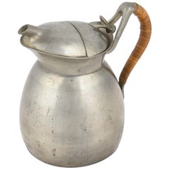 Brocca in peltro Jugendstil, Germania, inizio 1900