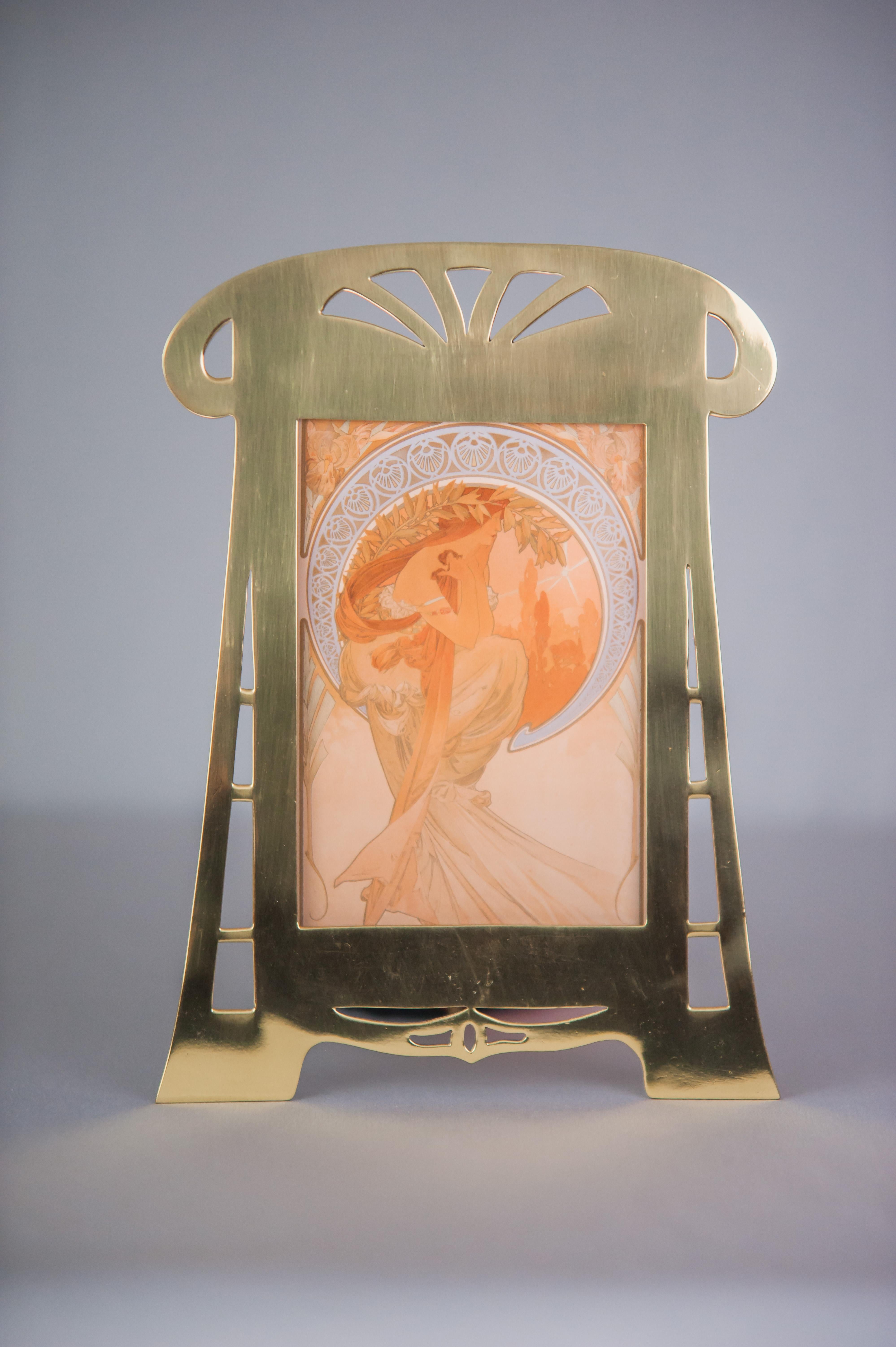 Lacquered Jugendstil Picture Frame, circa 1910s