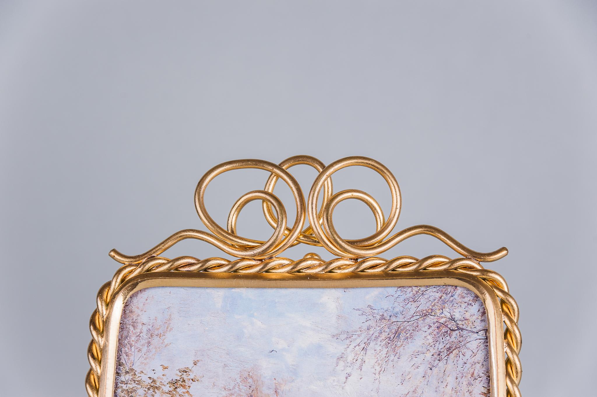 Jugendstil Picture Frame Fire Gilt, circa 1903 In Good Condition In Wien, AT