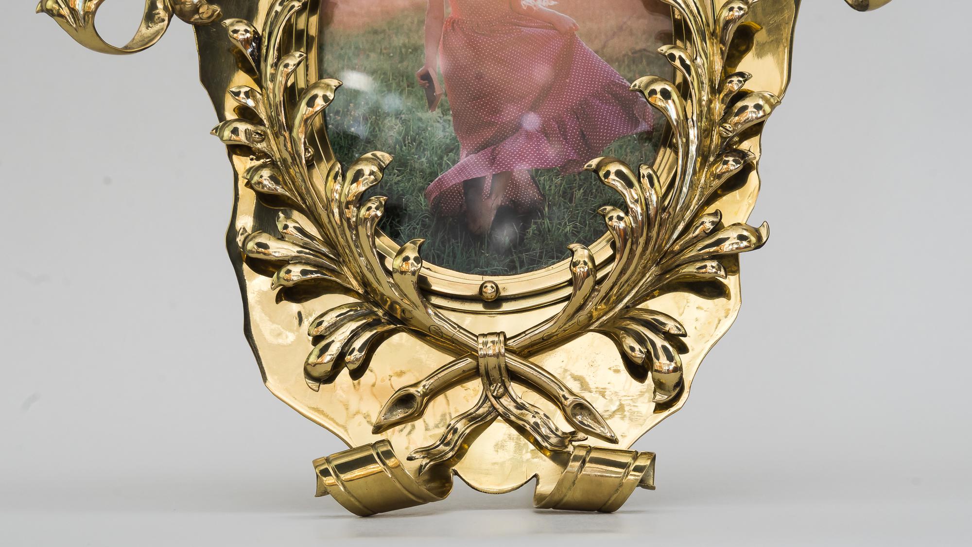 Cadre photo à fleurs Jugendstil, vers 1908 en vente 1
