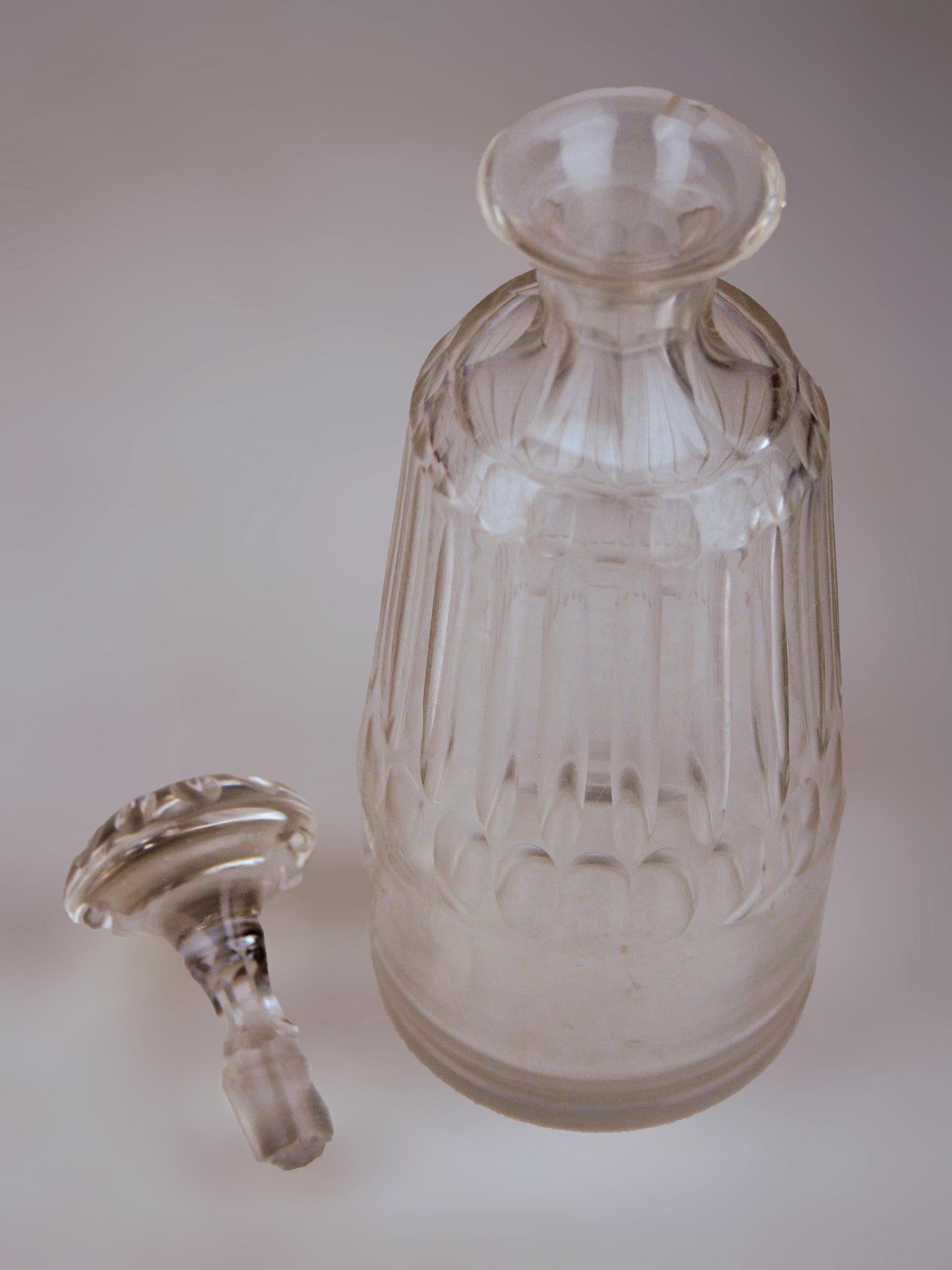 Jugendstil Set of Silver Tantalus and Three Glass Decanters with Stoppers by WMF For Sale 2
