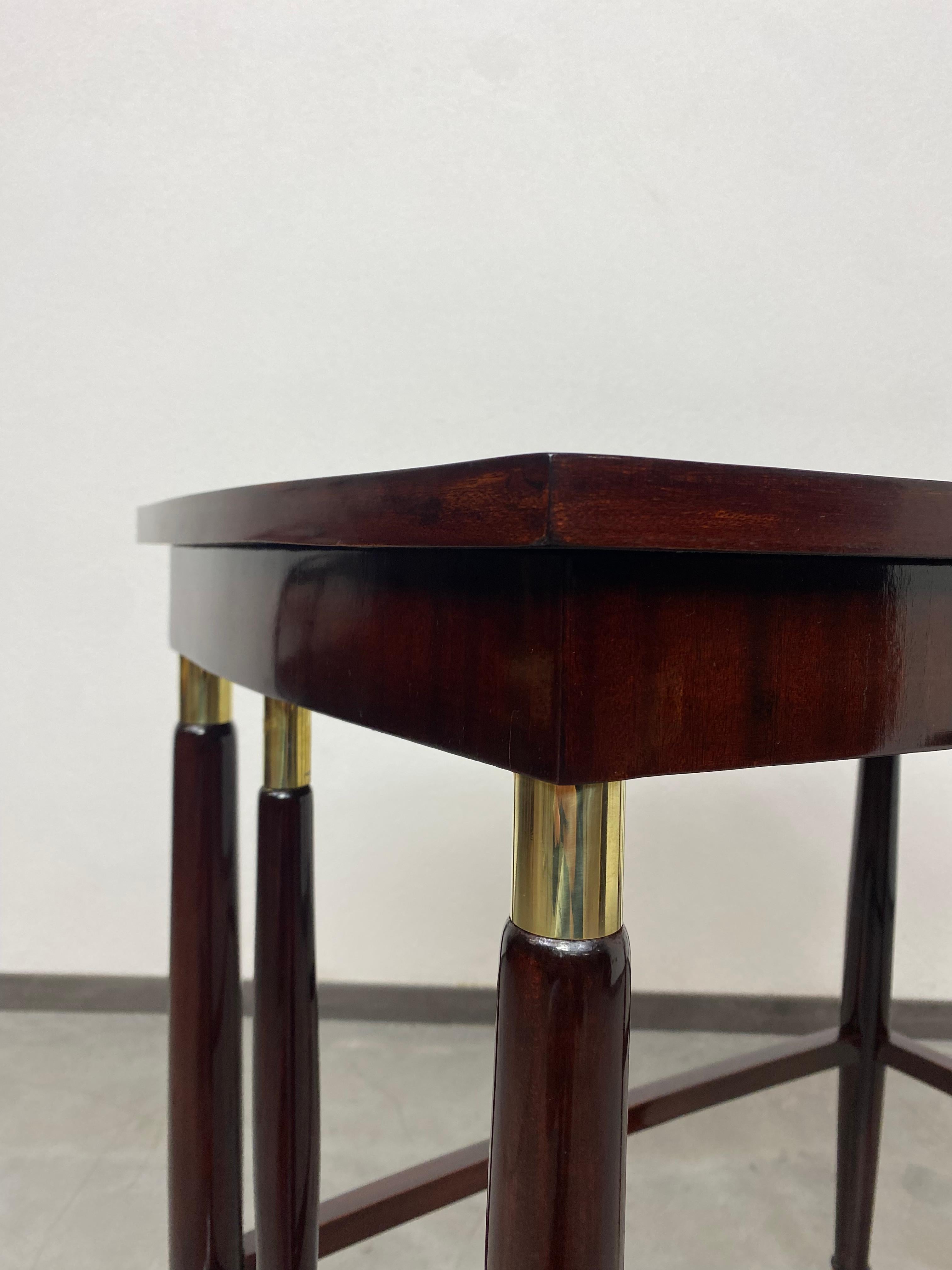 Jugendstil side table by Adolf Loos In Excellent Condition For Sale In Banská Štiavnica, SK
