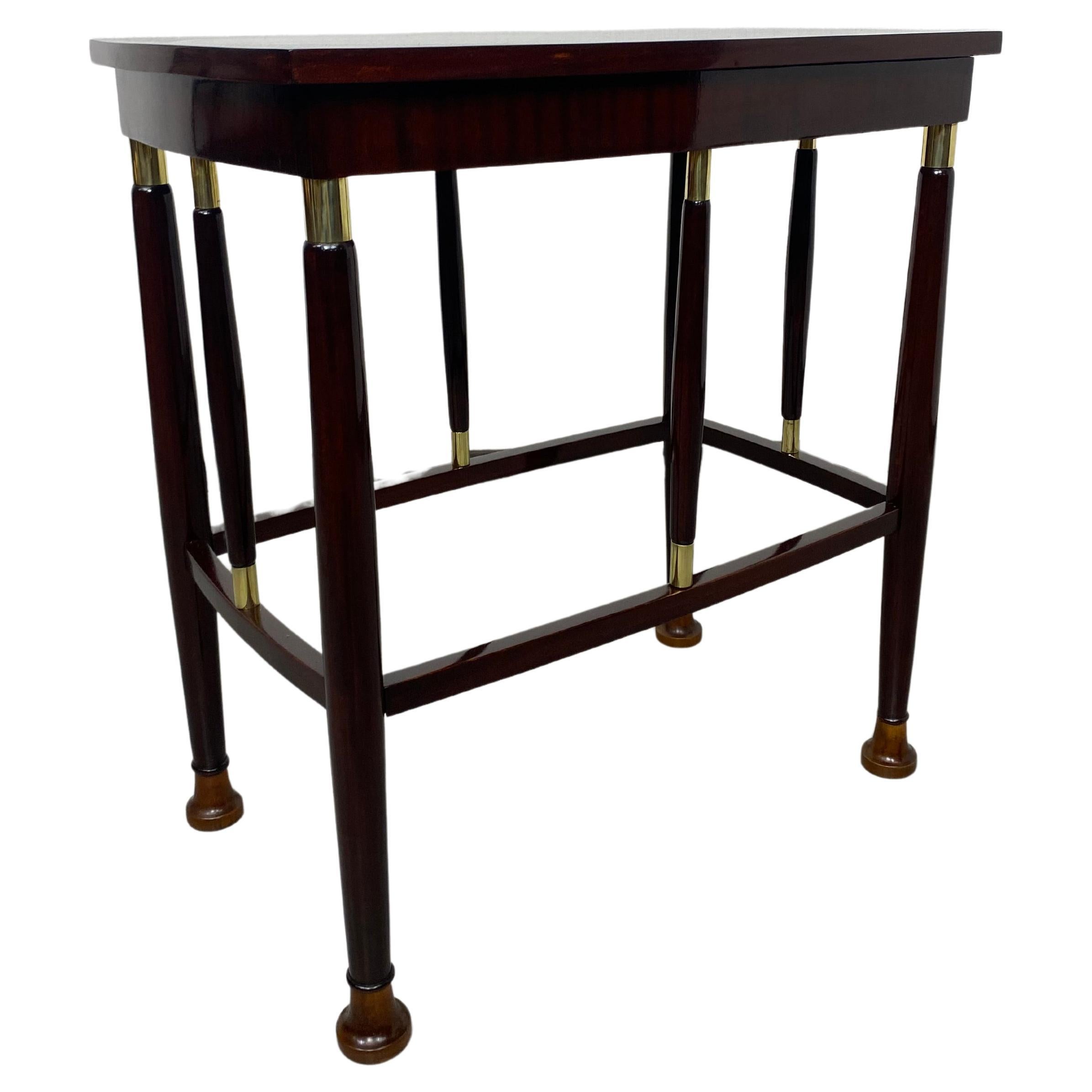 Jugendstil side table by Adolf Loos For Sale