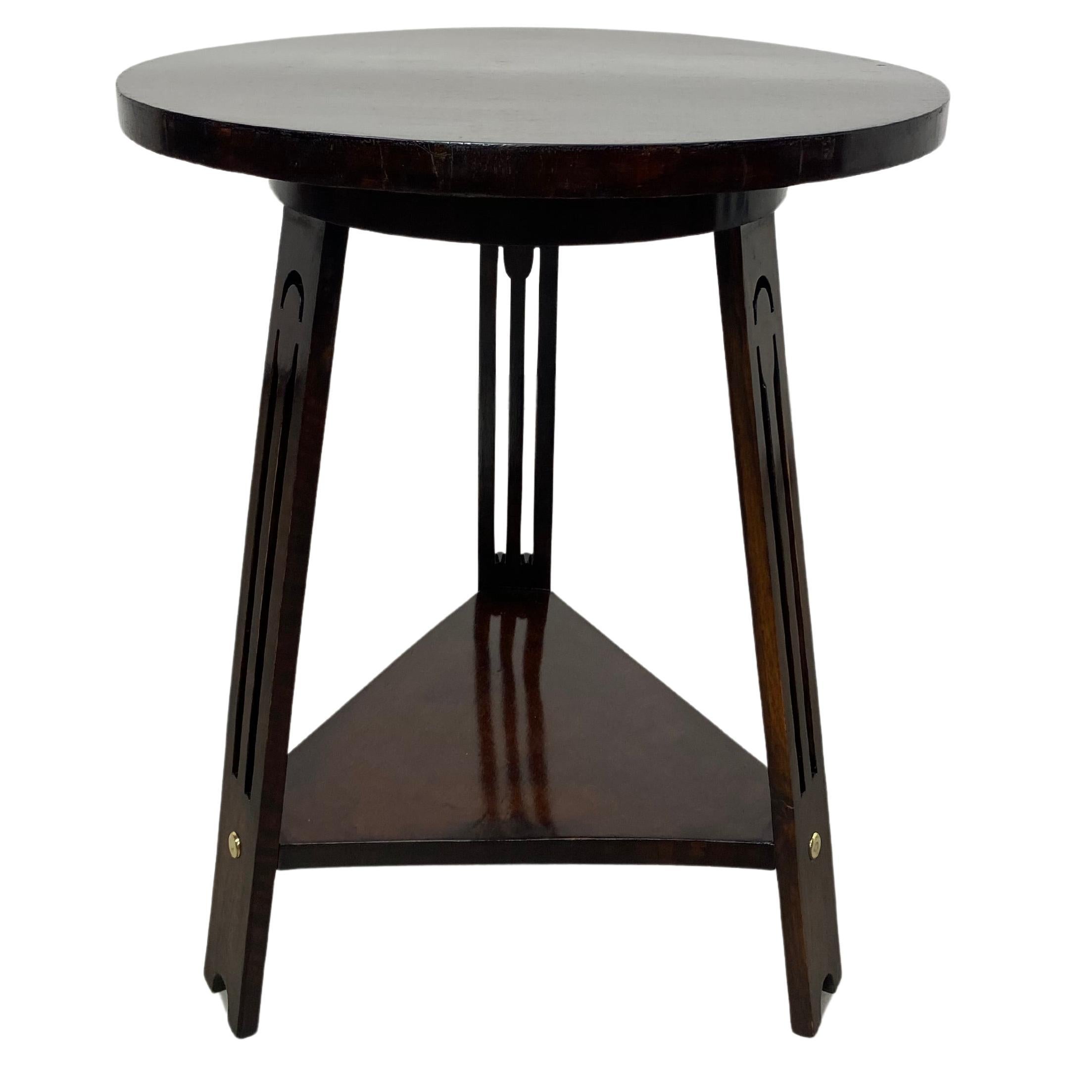 Jugendstil side table by Josph Maria Olbrich For Sale