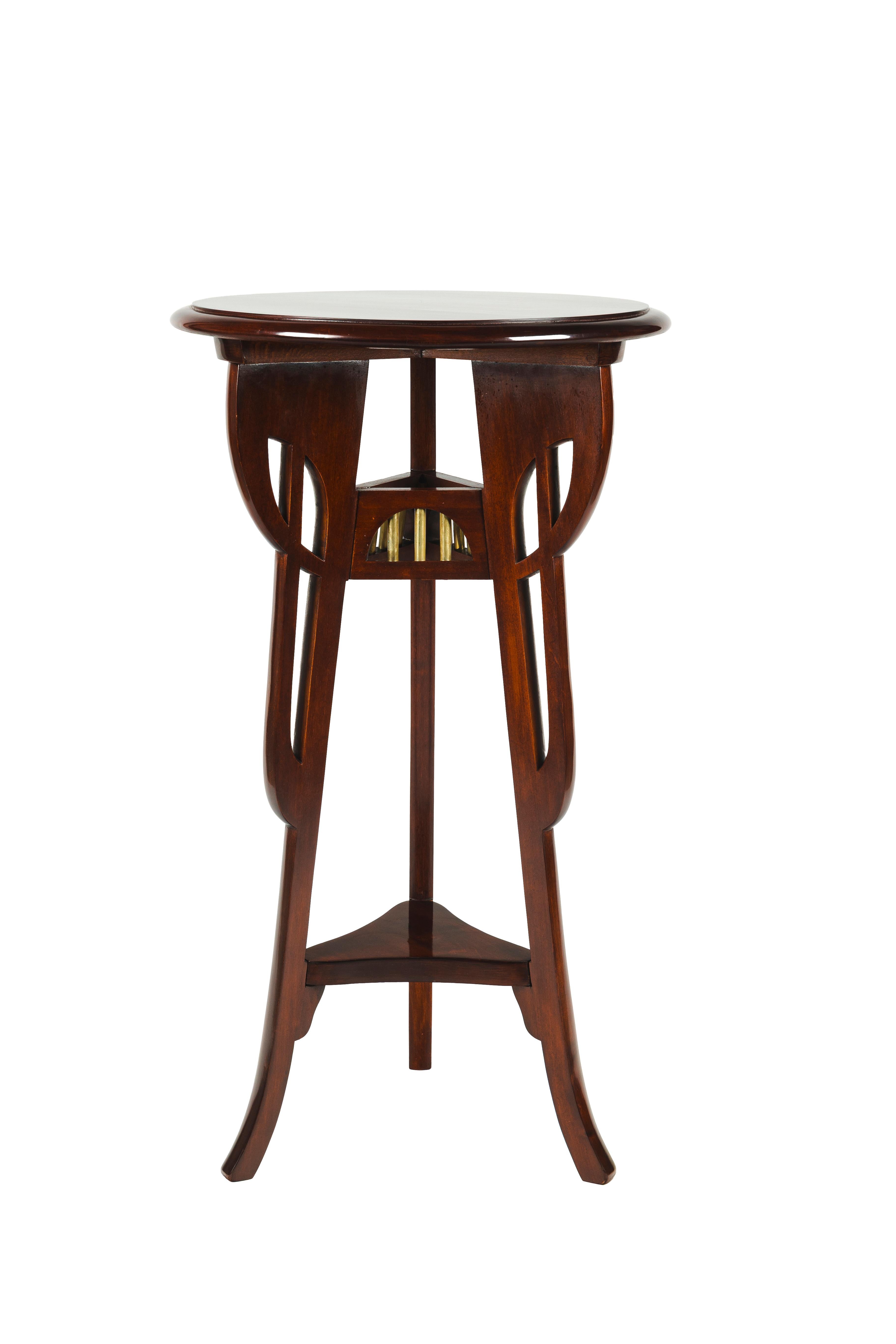 Table d'appoint Jugendstil cercle de la Sécession viennoise vers 1900 Bon état - En vente à Klosterneuburg, AT