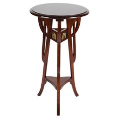 Table d'appoint Jugendstil cercle de la Sécession viennoise vers 1900