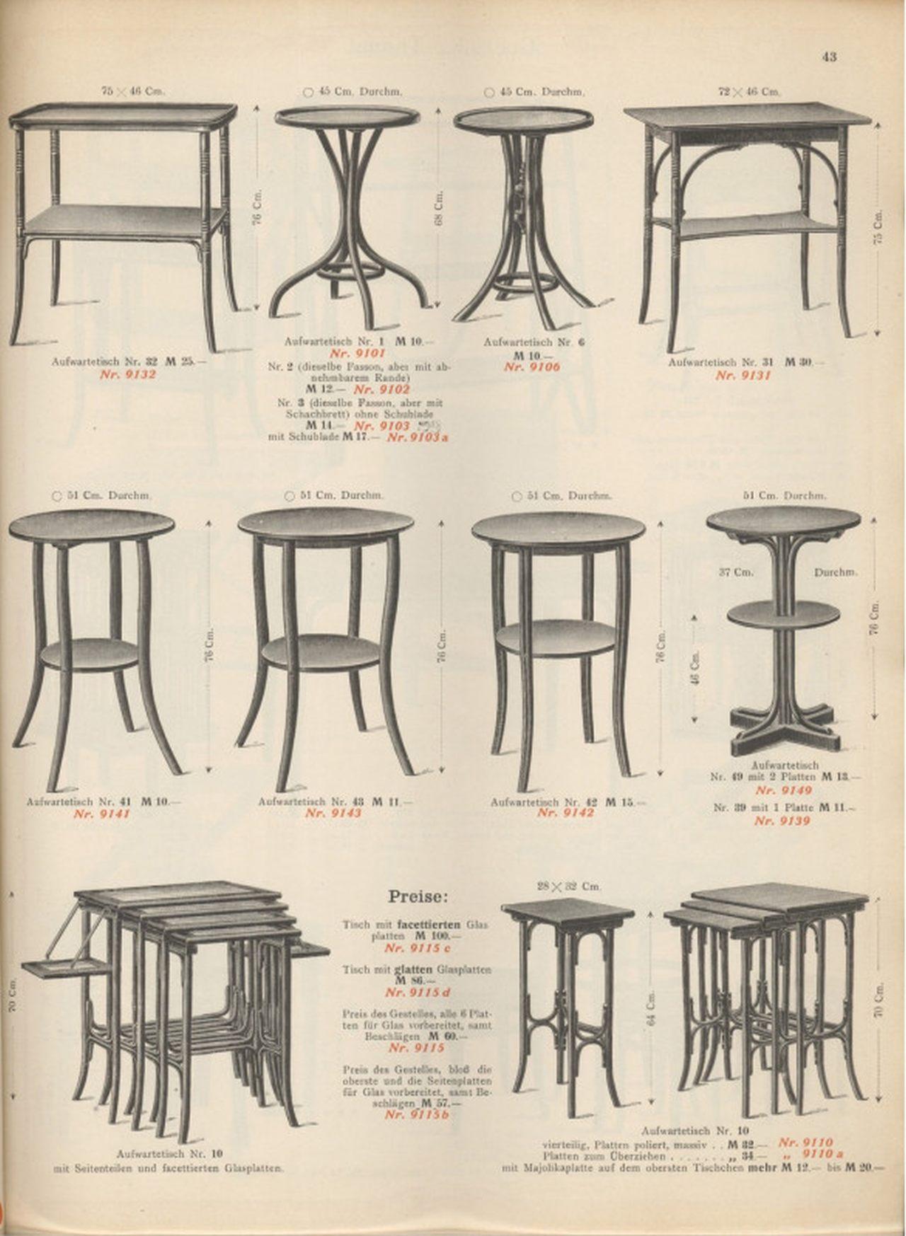 Table d'appoint Jugendstil n°31 de Thonet en vente 2
