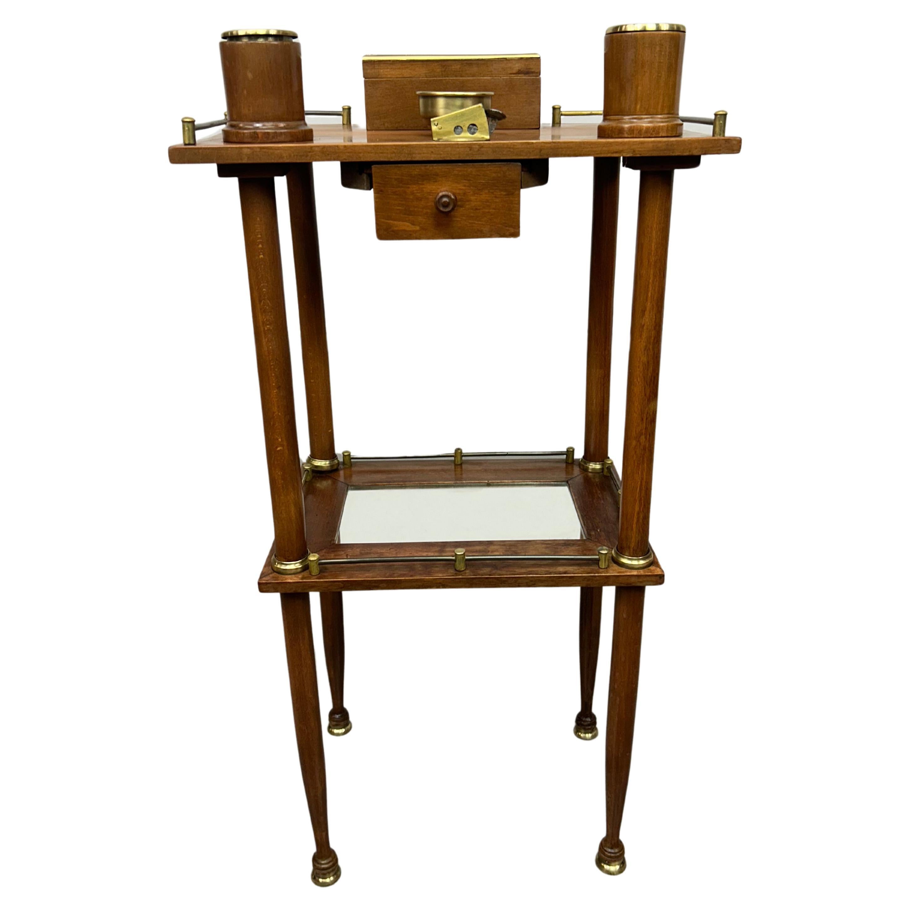 Mesa auxiliar Jugendstil para fumadores
