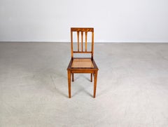 Jugendstil Stuhl Antik Wiener Geflecht Beistellstuhl Holz