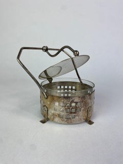 Jugendstil sugar box by Hans Ofnar or Josef Hoffmann