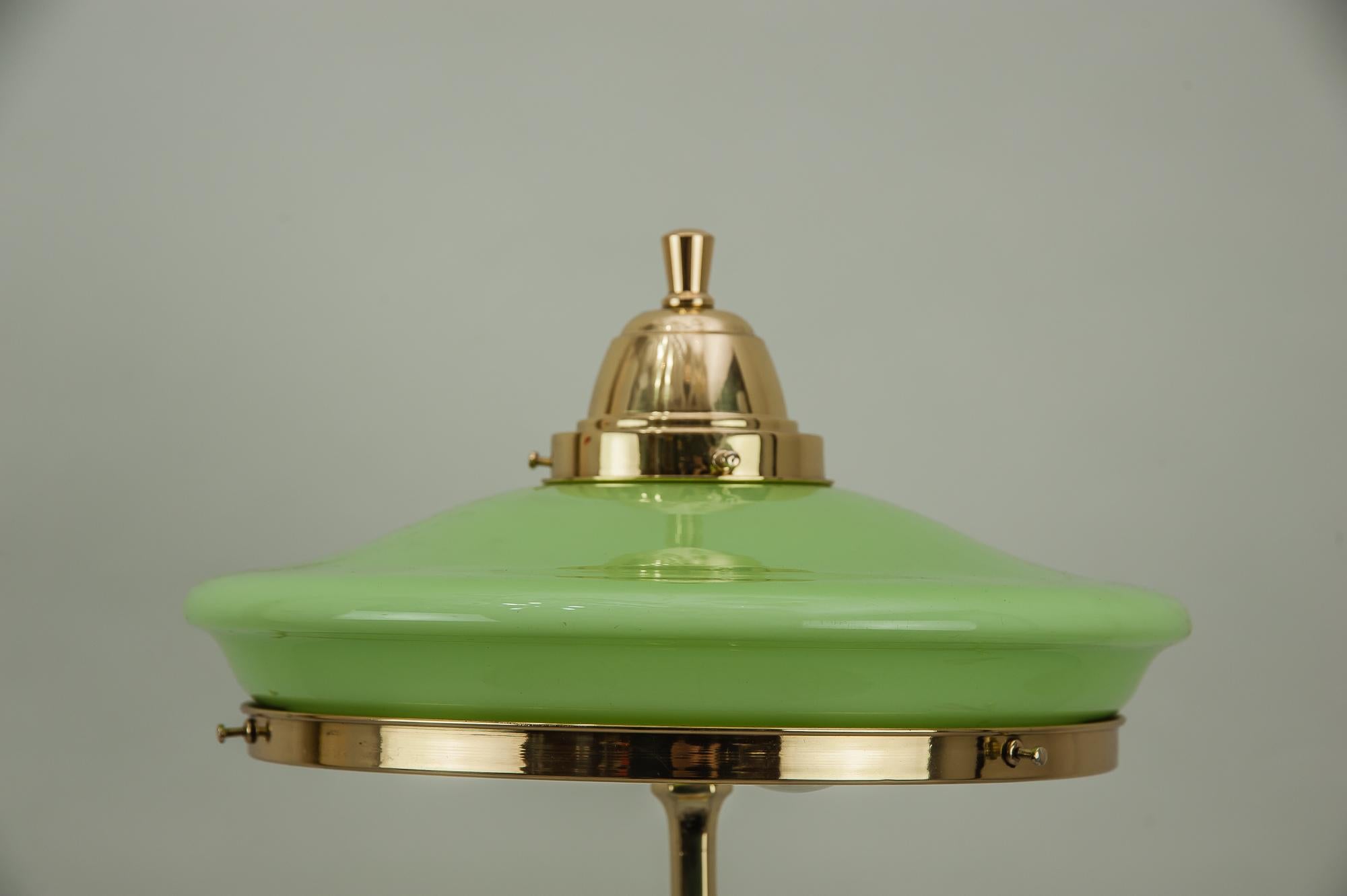 Jugendstil Table Lamp circa 1910s with Original Glass (Österreichisch)