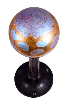 Jugendstil Table Lamp by Loetz, Koloman Moser and Adolf Pohl, circa 1902