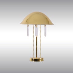 Jugendstil Table Lamp, Matches the Josef Hoffmann Chandelier, Re-Edition