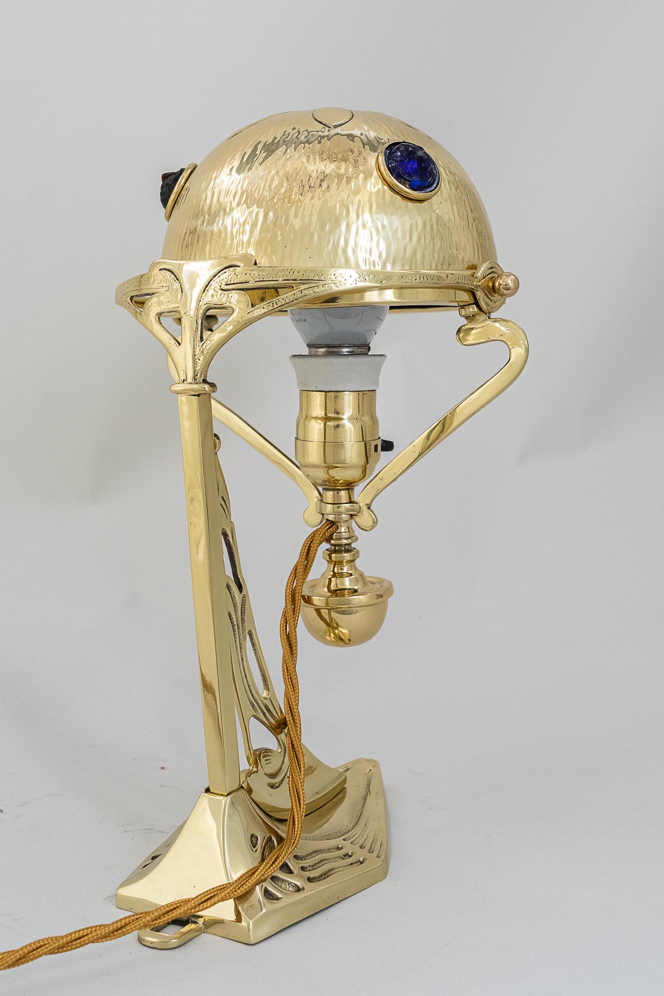 Austrian Jugendstil Table Lamp, Vienna, circa 1909
