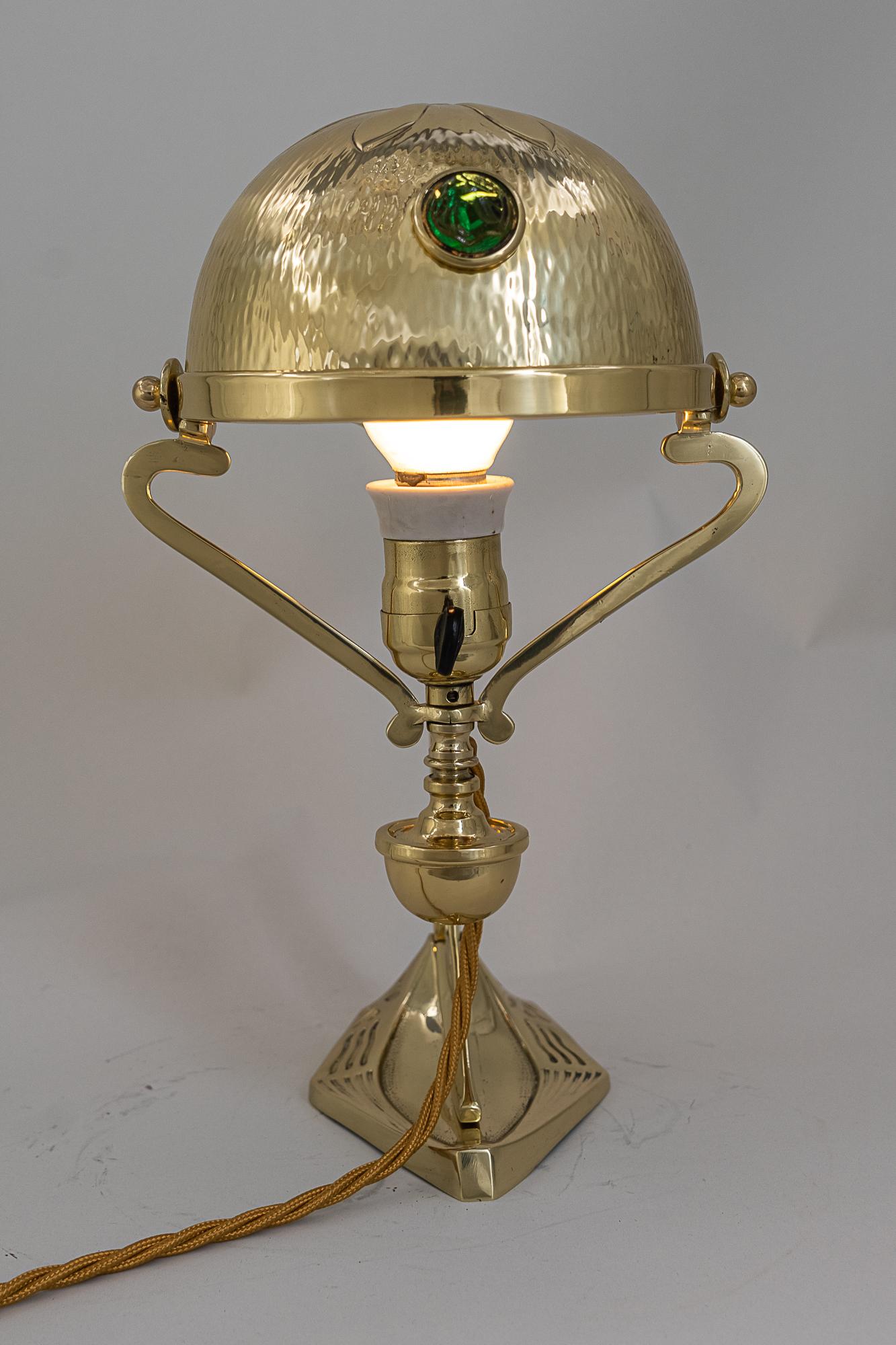 Jugendstil Table Lamp, Vienna, circa 1909 In Good Condition In Wien, AT