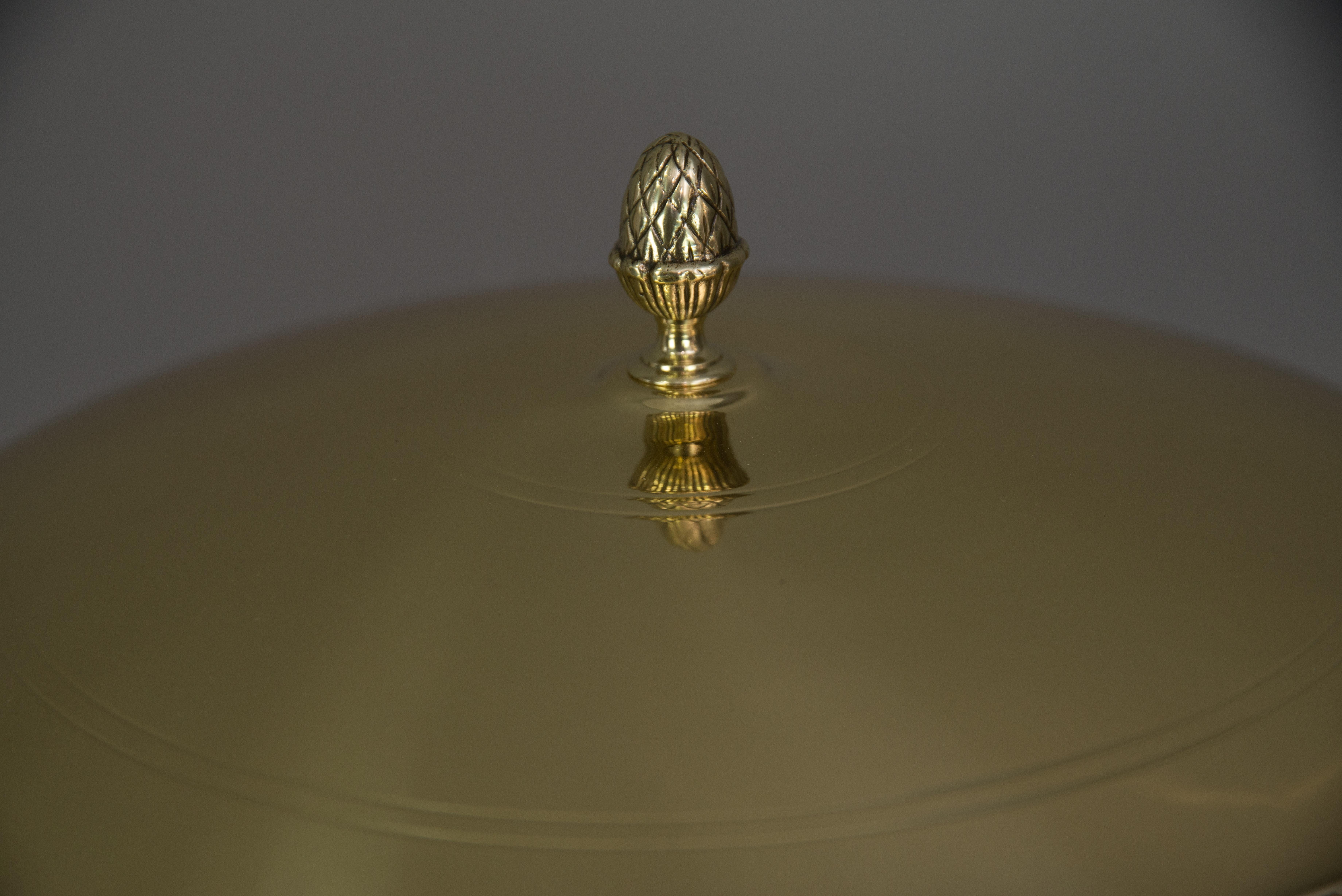 Jugendstil Table Lamp with Fabric, circa 1909 12