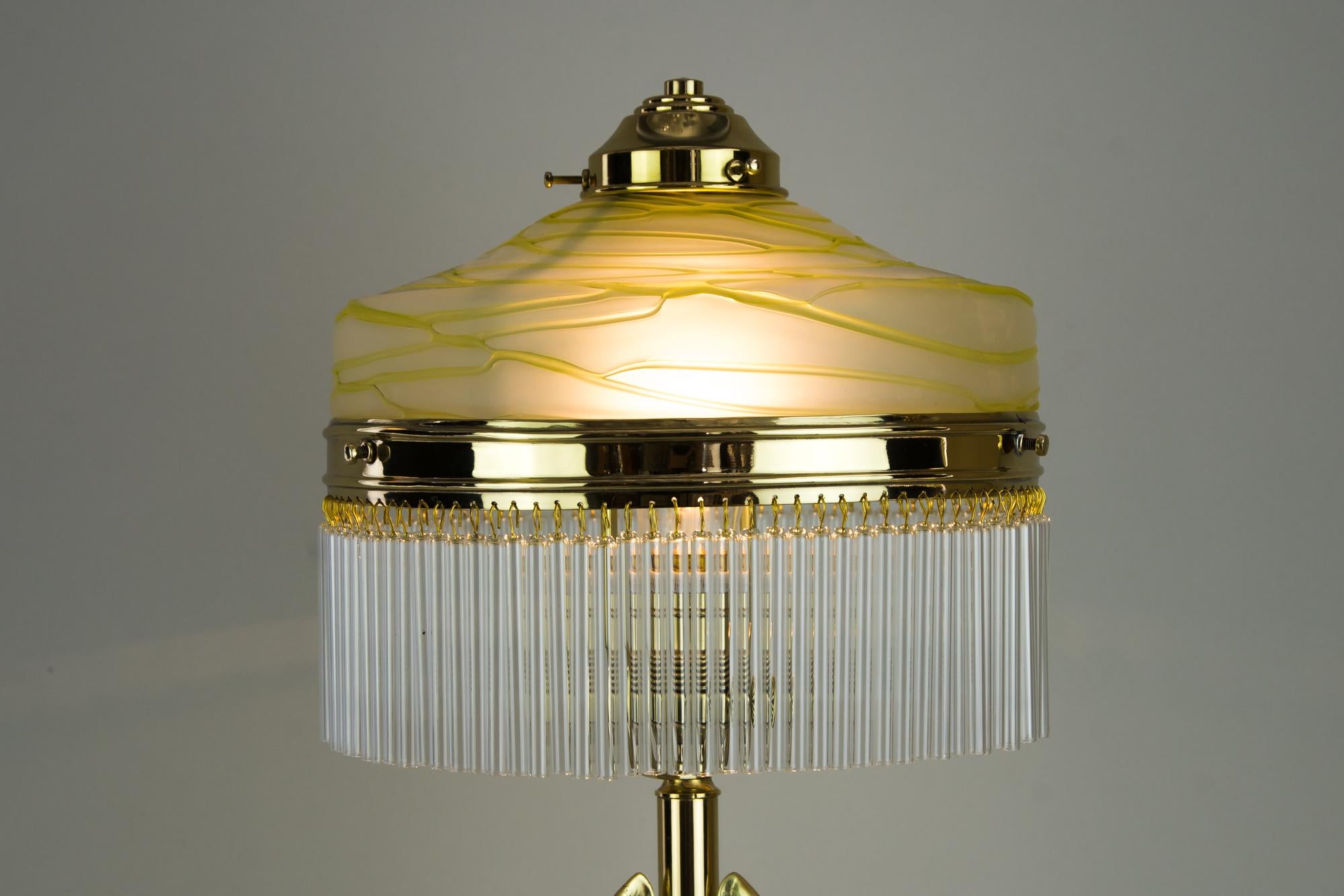 Jugendstil Table Lamp with Original 