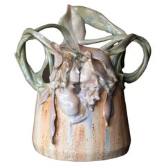 Jugendstil "The Kiss" Vase by Gottlieb Elster for Konigliche Porzellan (KPM)