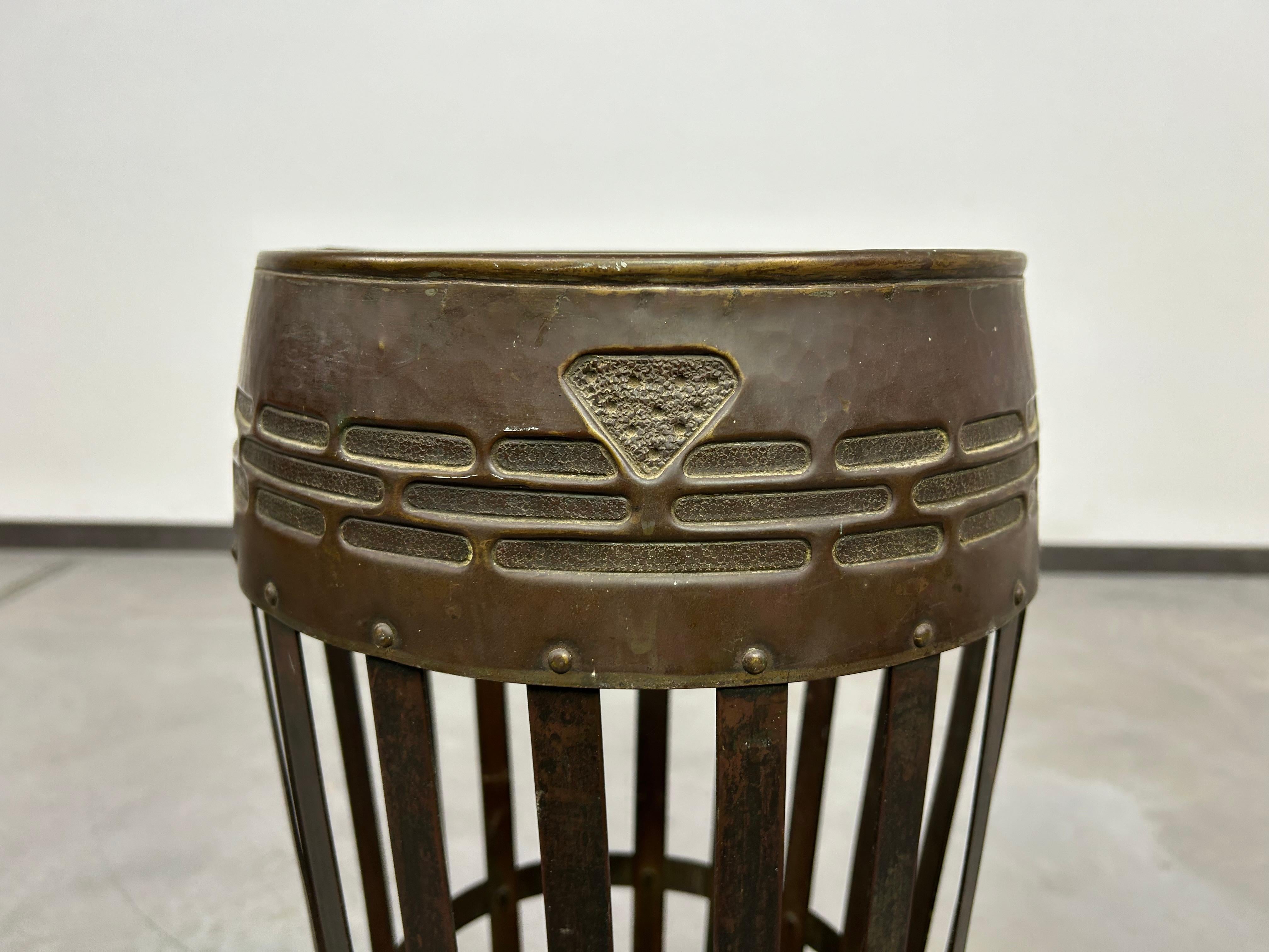 Hungarian Jugendstil umbrella holder For Sale