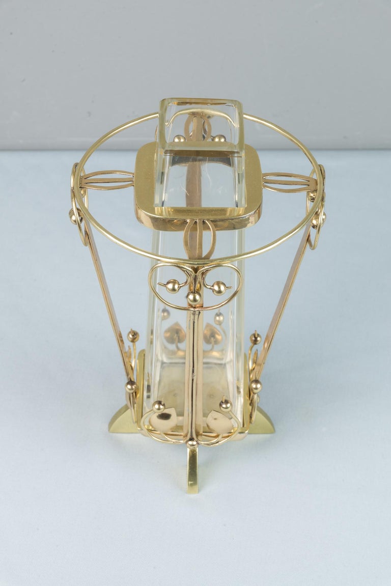 Jugendstil Vase with Brass Mount, circa 1908 For Sale at 1stDibs