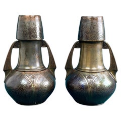 Jugendstil vases by Carl Deffner